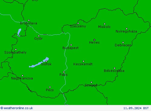 Chance of snow Forecast maps